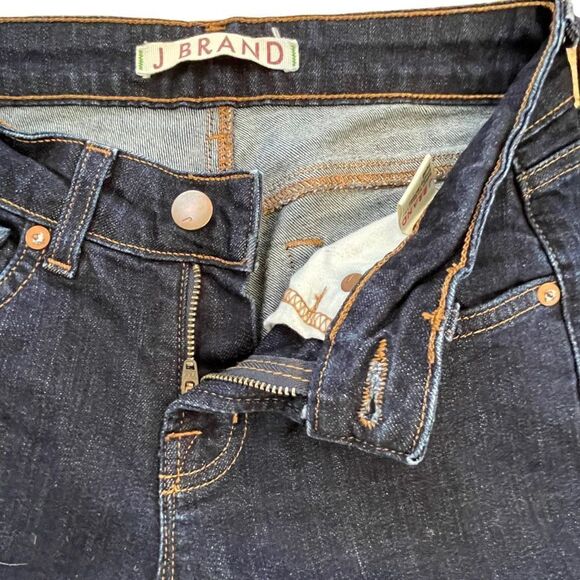 J brand ~ Blue Curvy Fit Boot Leg Denim Jeans ~ size 26 - Picture 5 of 11